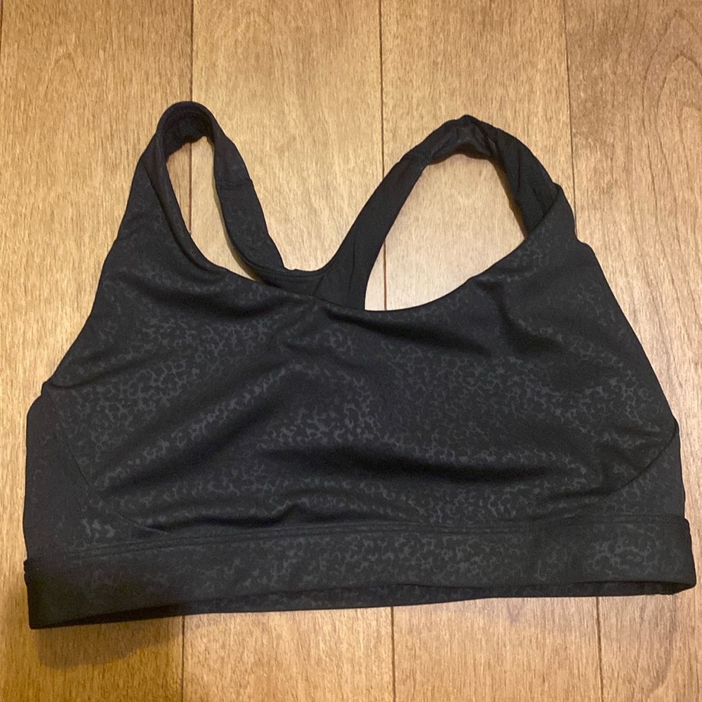 Athleta black sports bra S